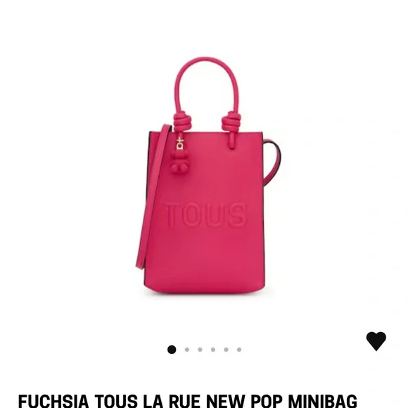 TOUS FUCHSIA LA RUE NEW POP MINIBAG - Picture 7 of 8